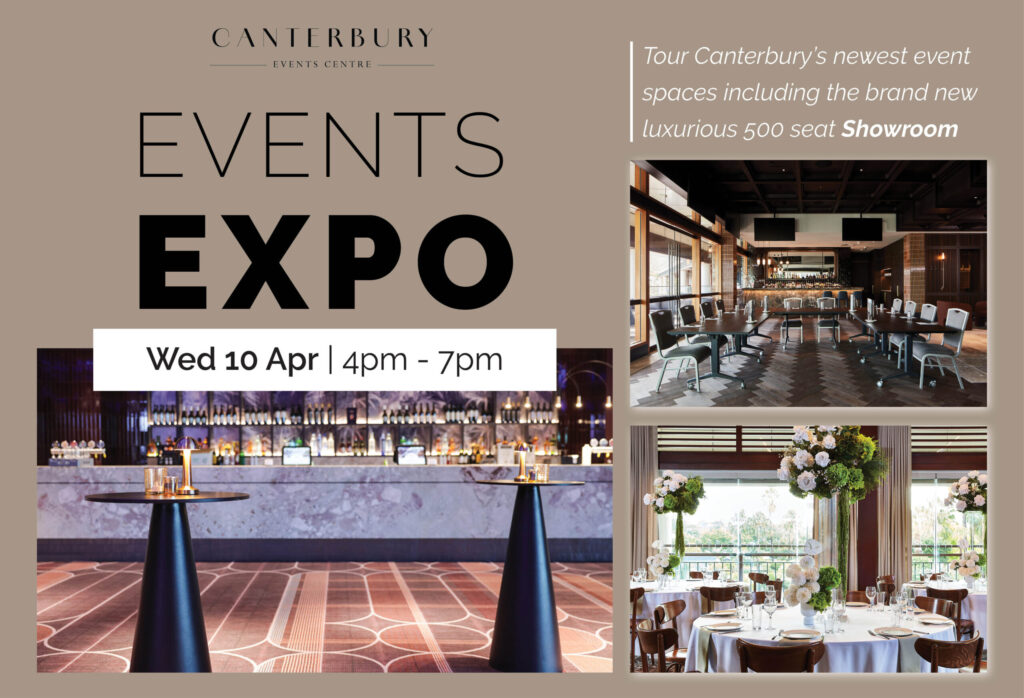 Events Expo ad; event functions venue expo