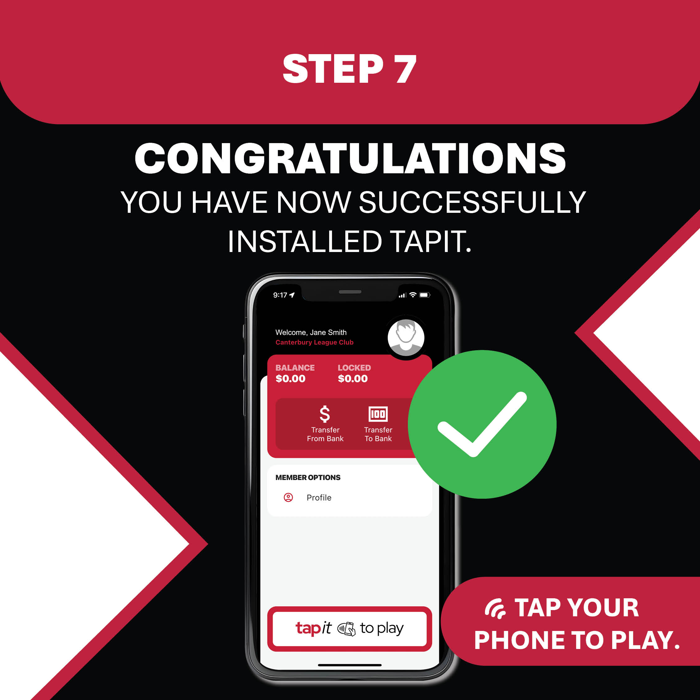 How to install TapIt mobile app - Step 7