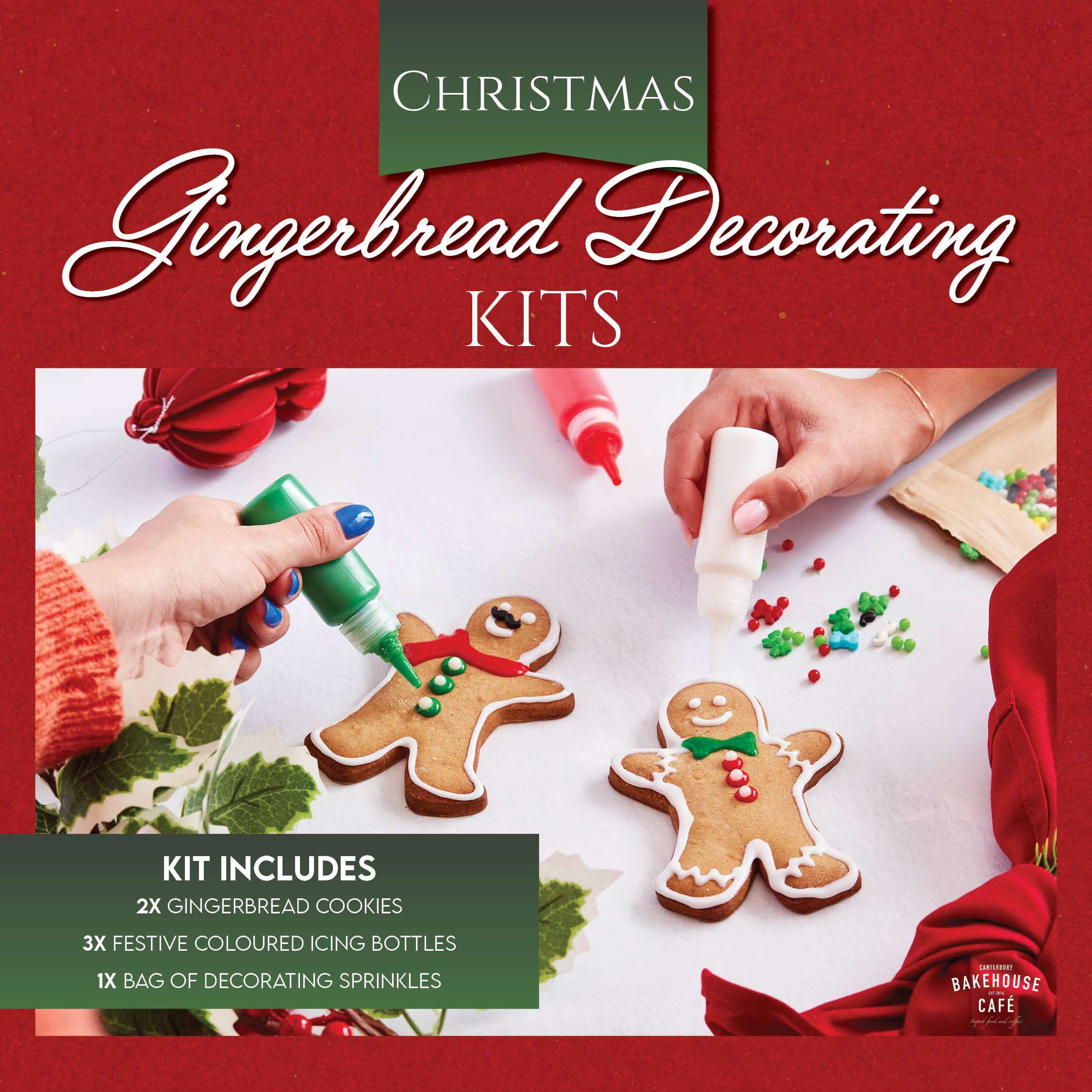 Christmas Gingerbread Decorating Kits