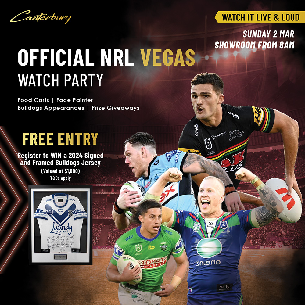 NRL Vegas ad for Watch Party event 2 Mar 2025