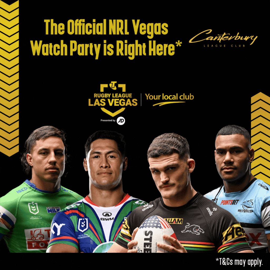 NRL Vegas Official Watch Party at Canterbury League Club